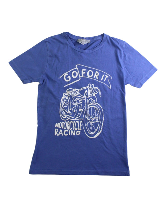 A Blue Short Sleeve T Shirts from Bonpoint in size 8Y for boy. (Front View)