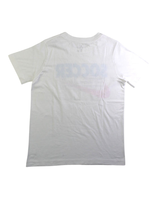 A White Short Sleeve T Shirts from Nike in size 10Y for boy. (Back View)