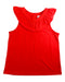 A Red Sleeveless Tops from Janie & Jack in size 12Y for girl. (Front View)