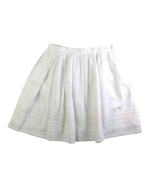 A White Short Skirts from Bonpoint in size 12Y for girl. (Front View)