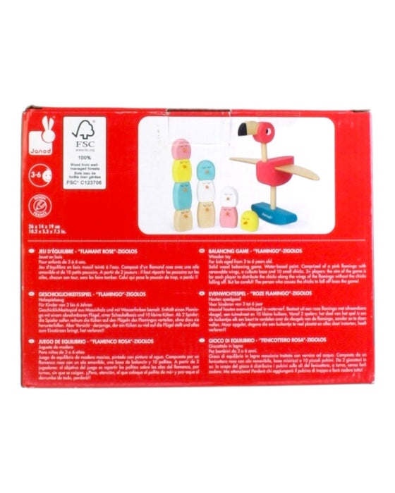 A Multicolour Educational Games & Activity Sets from Janod in size 3T for neutral. (Back View)