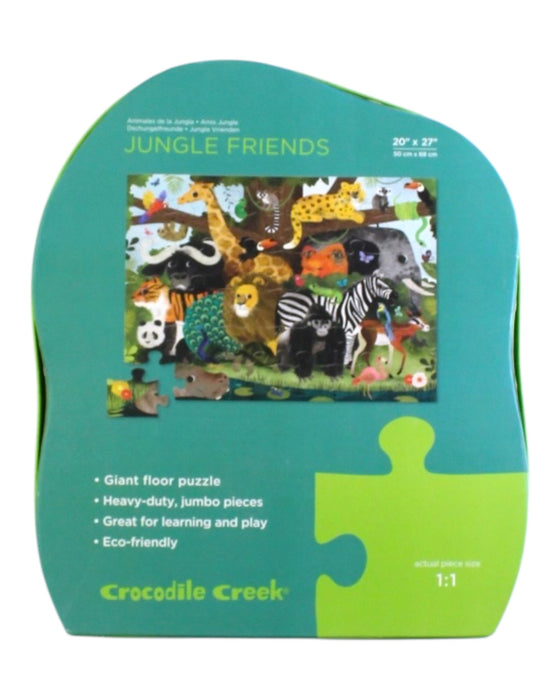 A Multicolour Board Games & Puzzles from Crocodile Creek in size 3T for neutral. (Back View)