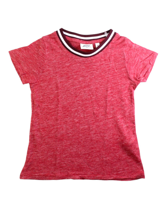 A Red Short Sleeve T Shirts from Hartford in size 6T for boy. (Front View)