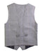 A Grey Suit Vests from Appaman in size 6T for boy. (Back View)