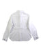 A White Long Sleeve Shirts from IKKS in size 6T for boy. (Back View)