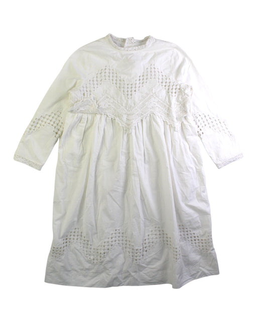 A White Long Sleeve Dresses from Bonpoint in size 4T for girl. (Front View)
