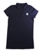 A Navy Short Sleeve Dresses from little Mo & Co. in size 7Y for girl. (Front View)