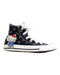 A Black Sneakers from Converse in size 5T for girl. (Front View)