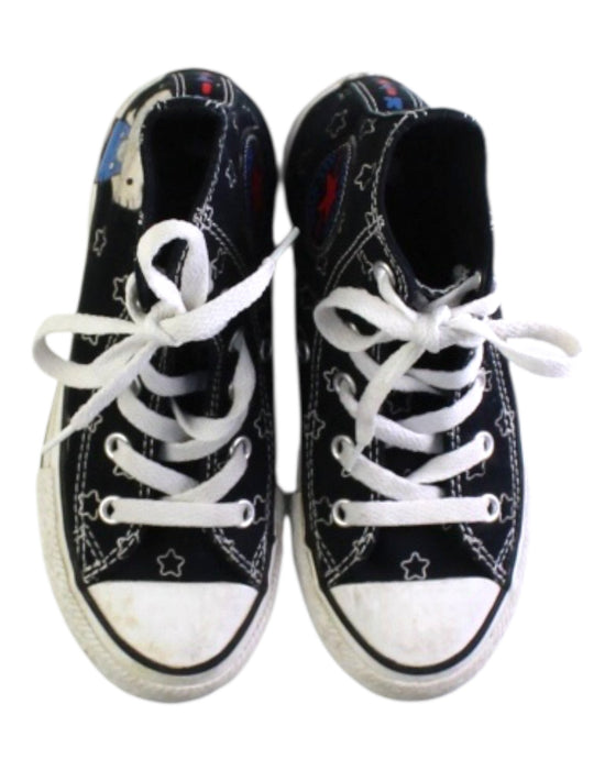 A Black Sneakers from Converse in size 5T for girl. (Back View)