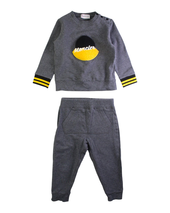 A Grey Pants Sets from Moncler in size 2T for boy. (Front View)