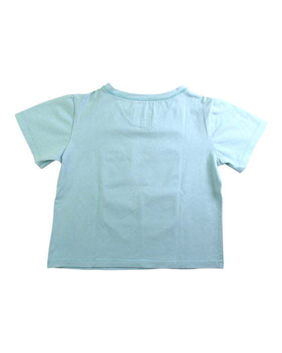 A Blue Short Sleeve T Shirts from MiBONBoN in size 5T for boy. (Back View)