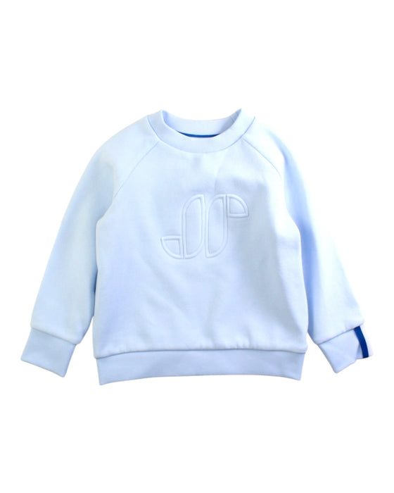 A Blue Crewneck Sweatshirts from Jacadi in size 4T for boy. (Front View)