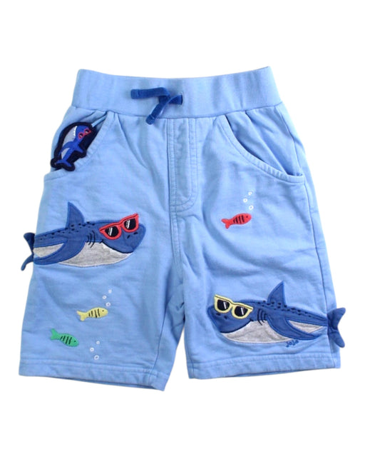 A Blue Shorts from Jojo Maman Bébé in size 3T for boy. (Front View)