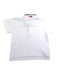 A White Short Sleeve Polos from Thom Browne in size 4T for boy. (Back View)