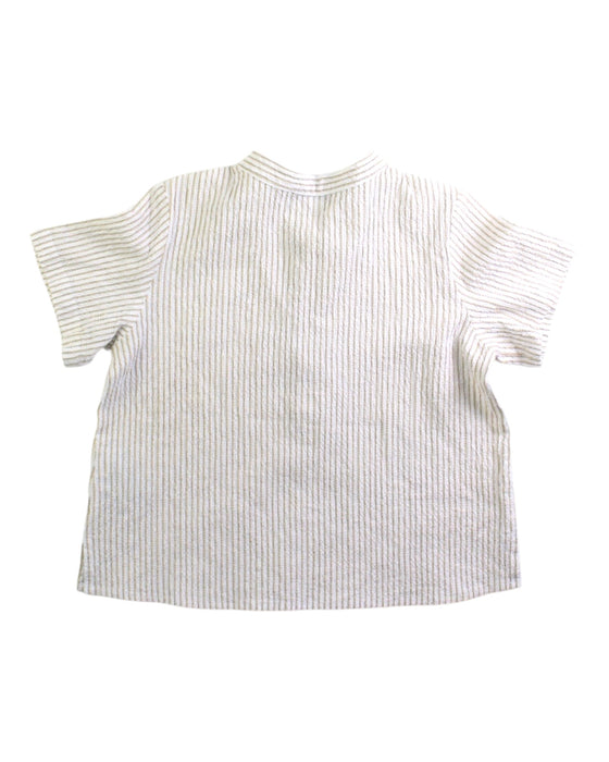 A White Short Sleeve Shirts from Bonpoint in size 4T for boy. (Back View)