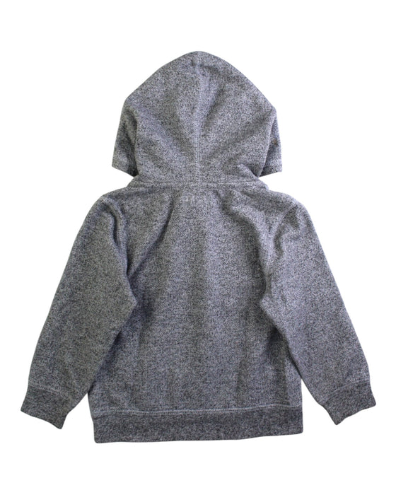 A Grey Hooded Sweatshirts from Roots in size 4T for neutral. (Back View)
