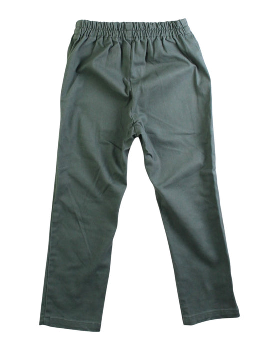 A Green Casual Pants from Fina Ejerique in size 4T for boy. (Back View)