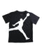 A Black Short Sleeve T Shirts from Air Jordan in size 4T for boy. (Front View)
