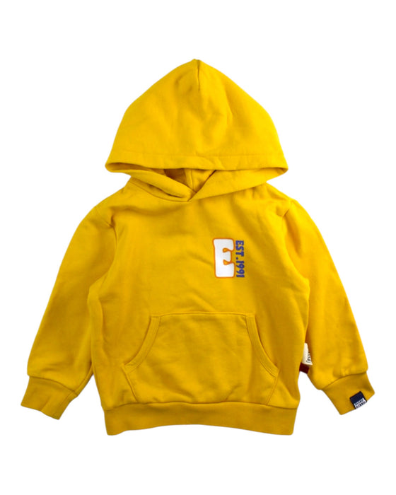 A Yellow Hooded Sweatshirts from Evisu in size 2T for neutral. (Front View)