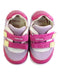 A Pink Sneakers from Geox in size 12-18M for girl. (Back View)