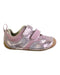A Pink Sneakers from Clarks in size 12-18M for girl. (Front View)