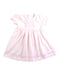 A Pink Short Sleeve Dresses from Emile et Rose in size 0-3M for girl. (Front View)