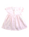 A Pink Short Sleeve Dresses from Emile et Rose in size 0-3M for girl. (Back View)