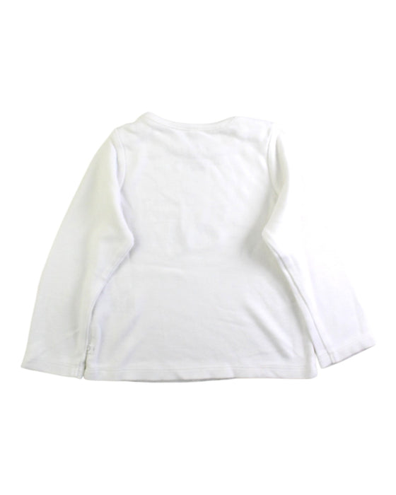 A White Long Sleeve T Shirts from Mori in size 12-18M for neutral. (Back View)