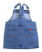 A Blue Overall Dresses from Seed in size 12-18M for girl. (Back View)