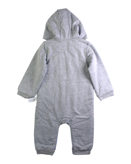 A Grey Long Sleeve Jumpsuits from Mides in size 12-18M for boy. (Back View)