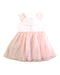 A Pink Sleeveless Dresses from Mamas & Papas in size 6-12M for girl. (Back View)
