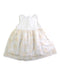 A White Sleeveless Dresses from Momonittu in size 12-18M for girl. (Front View)