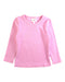 A Pink Long Sleeve Tops from Seed in size 2T for girl. (Front View)