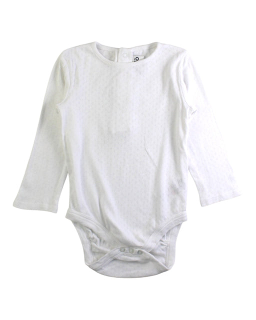 A White Long Sleeve Bodysuits from Jojo Maman Bébé in size 18-24M for girl. (Front View)