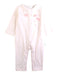 A Pink Long Sleeve Jumpsuits from Mides in size 6-12M for girl. (Front View)