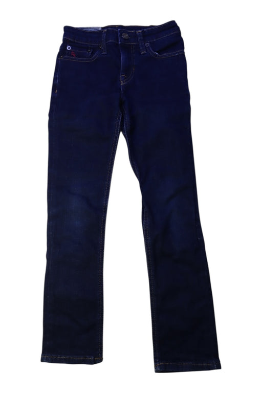 A Navy Jeans from Polo Ralph Lauren in size 8Y for boy. (Front View)
