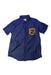 A Blue Short Sleeve Shirts from Fendi in size 8Y for boy. (Front View)