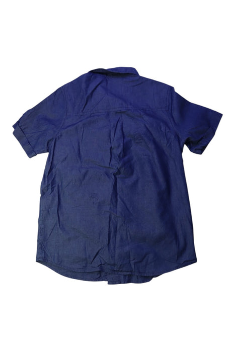 A Blue Short Sleeve Shirts from Fendi in size 8Y for boy. (Back View)