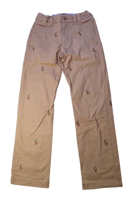 A Beige Casual Pants from Polo Ralph Lauren in size 10Y for boy. (Front View)
