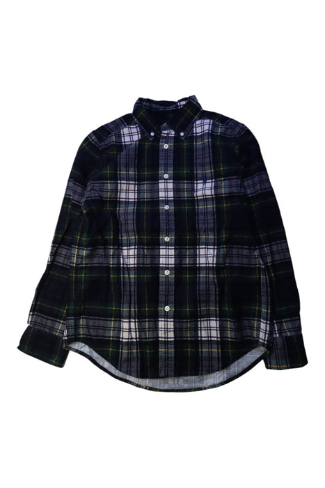 A Navy Long Sleeve Shirts from Ralph Lauren in size 10Y for boy. (Front View)