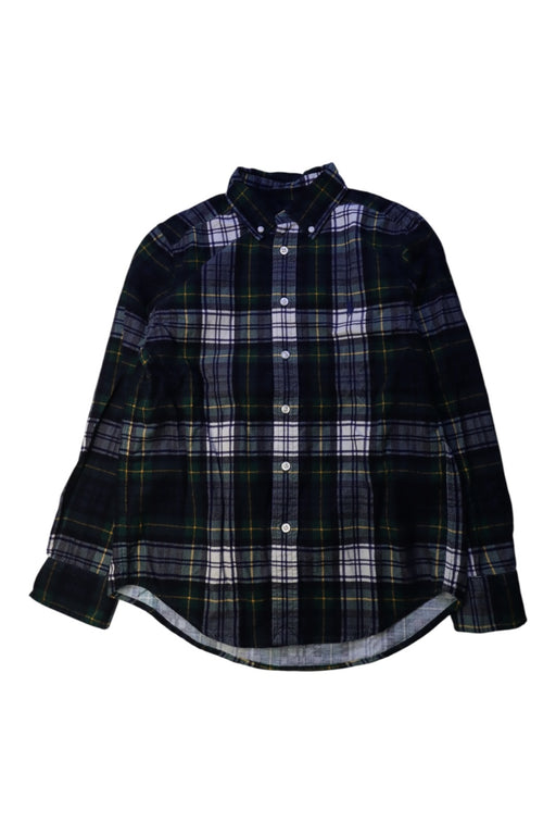 A Navy Long Sleeve Shirts from Ralph Lauren in size 10Y for boy. (Front View)