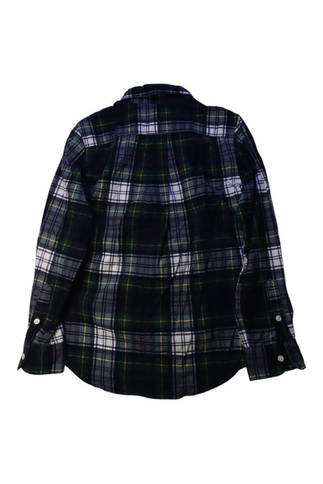 A Navy Long Sleeve Shirts from Ralph Lauren in size 10Y for boy. (Back View)