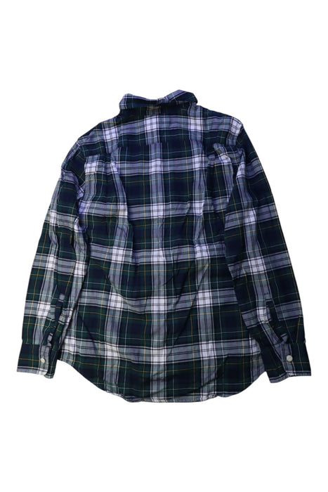 A Blue Long Sleeve Shirts from Polo Ralph Lauren in size 10Y for boy. (Back View)