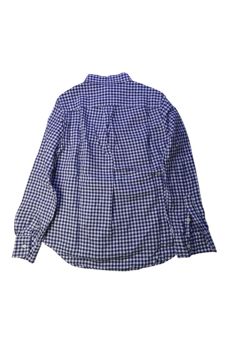 A Blue Long Sleeve Shirts from Ralph Lauren in size 10Y for boy. (Back View)