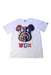 A White Short Sleeve T Shirts from Bape by A Bathing Ape in size 10Y for boy. (Front View)