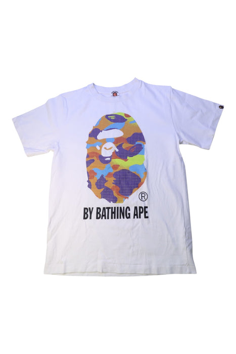 A Multicolour Short Sleeve T Shirts from Bape by A Bathing Ape in size 14Y for boy. (Front View)