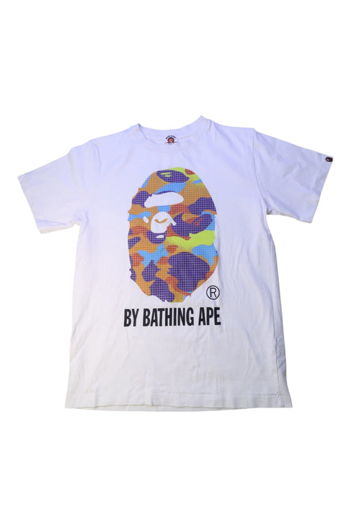 A Multicolour Short Sleeve T Shirts from Bape by A Bathing Ape in size 14Y for boy. (Front View)