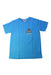 A Blue Short Sleeve T Shirts from Bape by A Bathing Ape in size 10Y for boy. (Front View)
