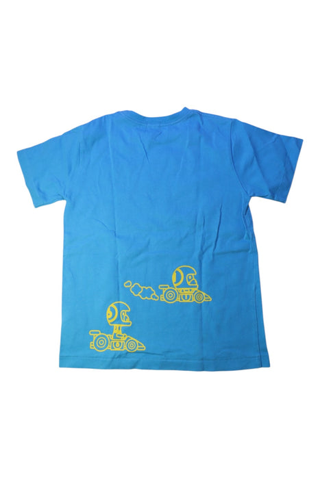 A Blue Short Sleeve T Shirts from Bape by A Bathing Ape in size 10Y for boy. (Back View)
