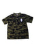 A Green Short Sleeve Polos from Bape by A Bathing Ape in size 10Y for boy. (Front View)